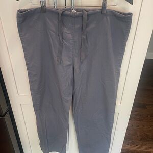 Unisex Landau light gray scrub pants